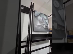 Dostosowane opakowanie z polerowanym stojakiem na kosmetyki z kartonem